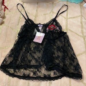 Black Lace Savage X Fenty Slip